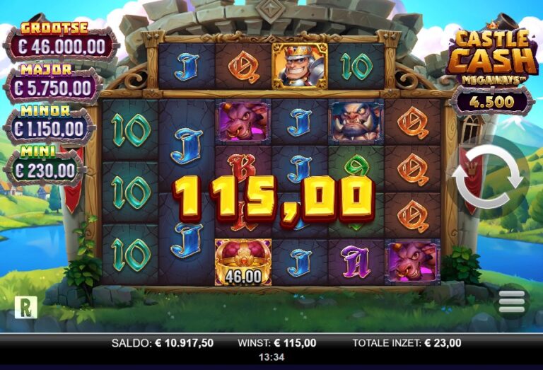 Screenshot 3 van Castle Cash Megaways